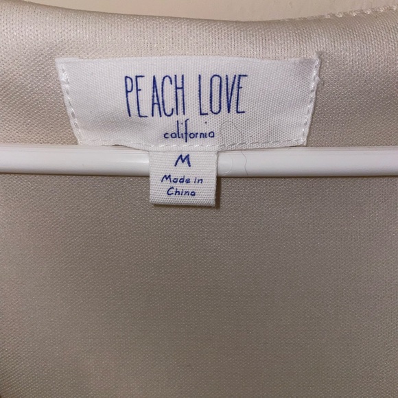 Silk tan dress with floral print, size medium, bought from local boutique, NWT - Picture 3 of 4